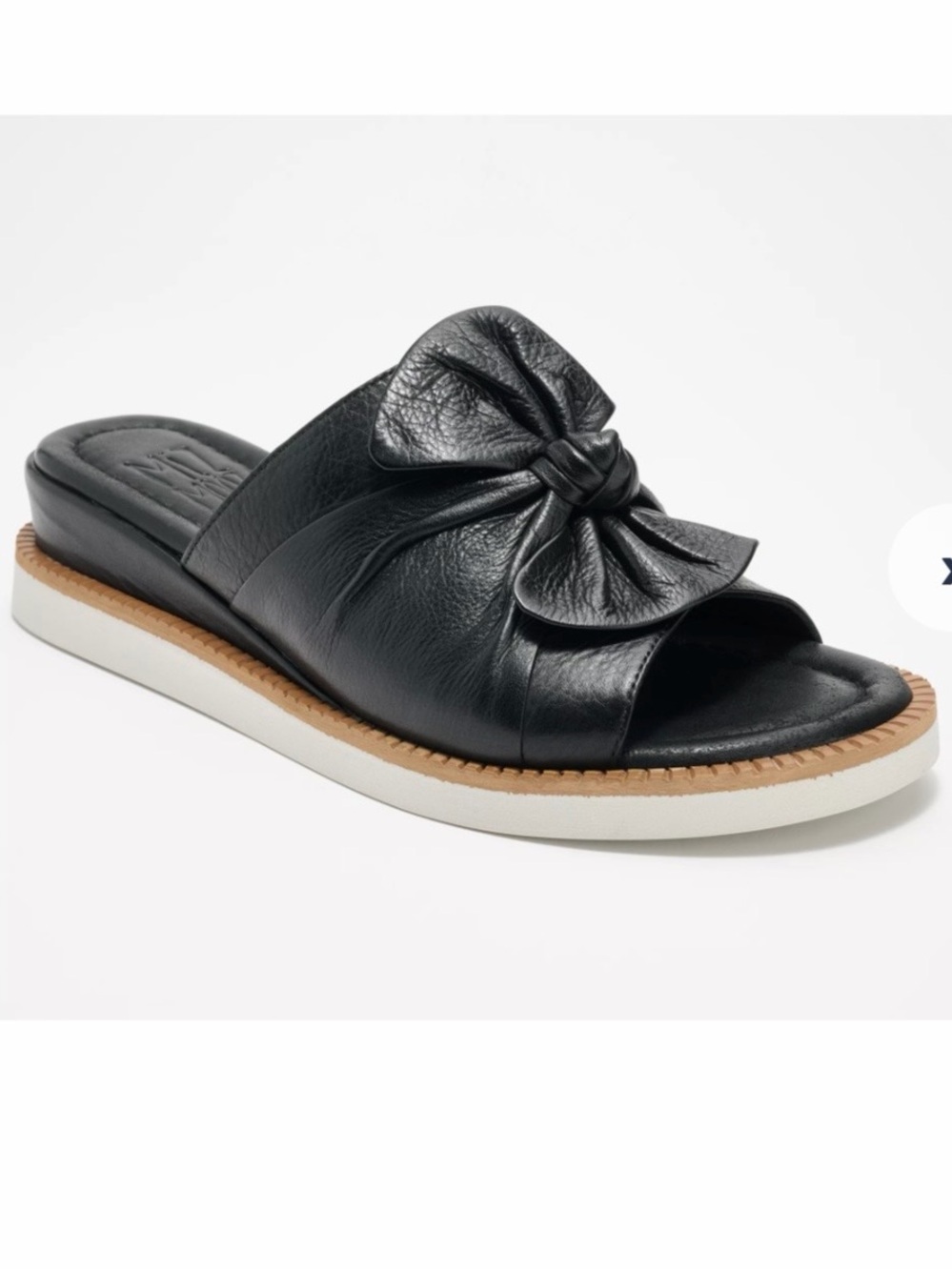 Miz Mooz Evy black knotted vampire bow sandal